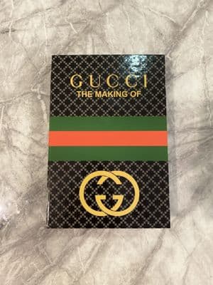 Gucci Black Fashion Book Box Décor