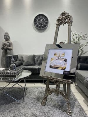 Gucci Gold Perfume Wall Art Mirror Frame