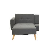 Hansa Hagen Grey Large Corner Sofa Bed – Home Luxe Interior
