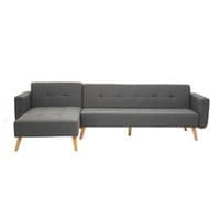 Hansa Hagen Grey Large Corner Sofa Bed – Home Luxe Interior