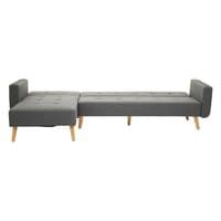 Hansa Hagen Grey Large Corner Sofa Bed – Home Luxe Interior