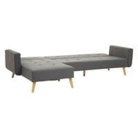 Hansa Hagen Grey Large Corner Sofa Bed – Home Luxe Interior