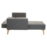 Hansa Hagen Grey Large Corner Sofa Bed – Home Luxe Interior
