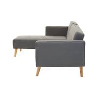 Hansa Hagen Grey Large Corner Sofa Bed – Home Luxe Interior