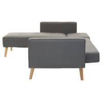 Hansa Hagen Grey Large Corner Sofa Bed – Home Luxe Interior