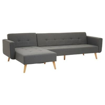Hansa Hagen Grey Large Corner Sofa Bed – Home Luxe Interior