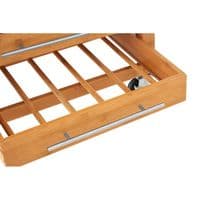 Harlow Bamboo Four Drawer Kitchen Trolley – Home Luxe Interior