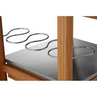 Harlow Bamboo Four Drawer Kitchen Trolley – Home Luxe Interior