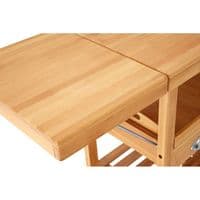 Harlow Bamboo Kitchen Trolley – Home Luxe Interior