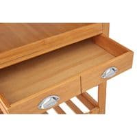 Harlow Bamboo Kitchen Trolley – Home Luxe Interior