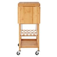 Harlow Bamboo Kitchen Trolley – Home Luxe Interior