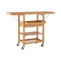 Harlow Bamboo Kitchen Trolley – Home Luxe Interior