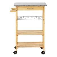 Harlow Glenn Pinewood Large Kitchen Trolley – Home Luxe Interior