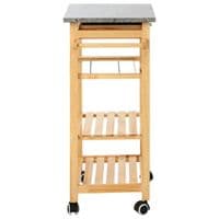Harlow Glenn Pinewood Large Kitchen Trolley – Home Luxe Interior