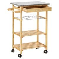 Harlow Glenn Pinewood Large Kitchen Trolley – Home Luxe Interior