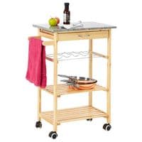 Harlow Glenn Pinewood Large Kitchen Trolley – Home Luxe Interior
