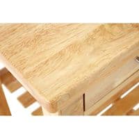 Harlow Glenn Tropical Hevea Wood Kitchen Trolley – Home Luxe Interior