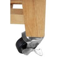 Harlow Glenn Tropical Hevea Wood Kitchen Trolley – Home Luxe Interior