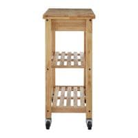 Harlow Glenn Tropical Hevea Wood Kitchen Trolley – Home Luxe Interior