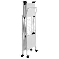 Harlow White Rectangular Folding Kitchen Trolley – Home Luxe Interior