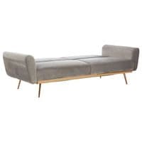 Hatton Grey Velvet Sofa Bed – Home Luxe Interior