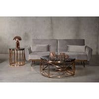 Hatton Grey Velvet Sofa Bed – Home Luxe Interior