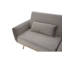 Hatton Grey Velvet Sofa Bed – Home Luxe Interior