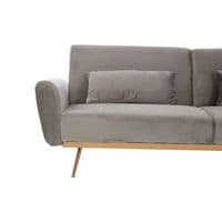 Hatton Grey Velvet Sofa Bed – Home Luxe Interior