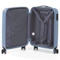 Havana 55cm Cabin Hard Shell Suitcase - Blue Travel Luggage