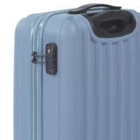 Havana 55cm Cabin Hard Shell Suitcase - Blue Travel Luggage