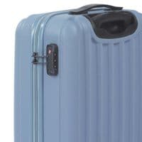 Havana 68cm Medium Hard Shell Suitcase - Blue Travel Luggage