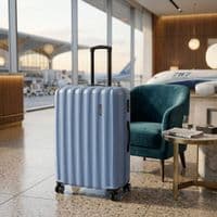 Havana 78cm Large Hard Shell Suitcase - Blue Travel Luggage