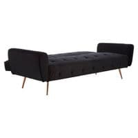 Hayton Black Velvet Sofa Bed – Home Luxe Interior