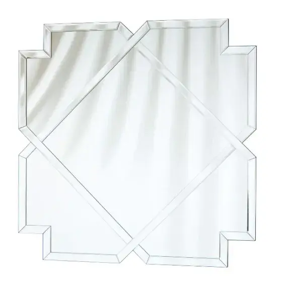Hexagon Square Wall Mirror 90Cm X 90Cm