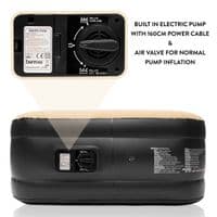 High Raise Single Airbed & Built In Pump