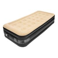 High Raise Single Airbed & Built In Pump
