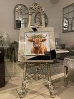 Highlander Brown Spring Wall Art Mirror Frame 55Cm X 55Cm