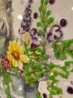 Highlander Male Floral Wall Art Mirror Frame 55Cm X 65Cm