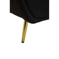 Holli Black Armchair - Home Luxe Interior