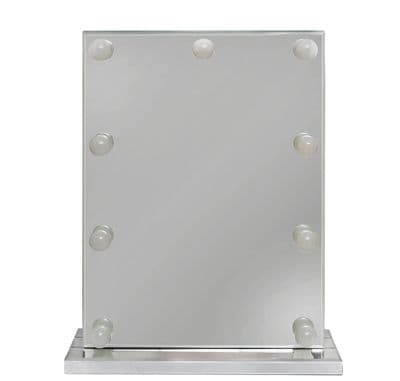 Hollywood 9 Light Vanity Mirror Clear Mirror Finish