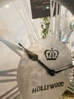 Hollywood Round Mantle Clock Roman Numerals
