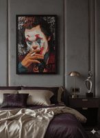 Joker Neon LED Wall Art - 40x60cm USB Powered Canvas - Home Luxe Interior