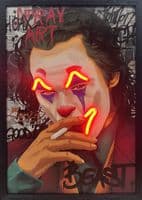 Joker Neon LED Wall Art - 40x60cm USB Powered Canvas - Home Luxe Interior