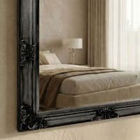 Juliette Antique Silver Ornate Full Length Mirror 180x90cm
