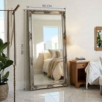 Juliette Large Champagne Ornate Full Length Mirror 180x90cm
