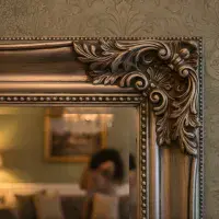 Juliette Large Champagne Ornate Full Length Mirror 180x90cm