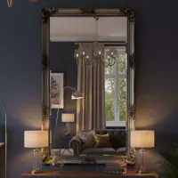 Juliette Large Champagne Ornate Full Length Mirror 180x90cm