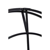 Kent Large Black Finish Metal Wall Clock - Home Luxe Interior