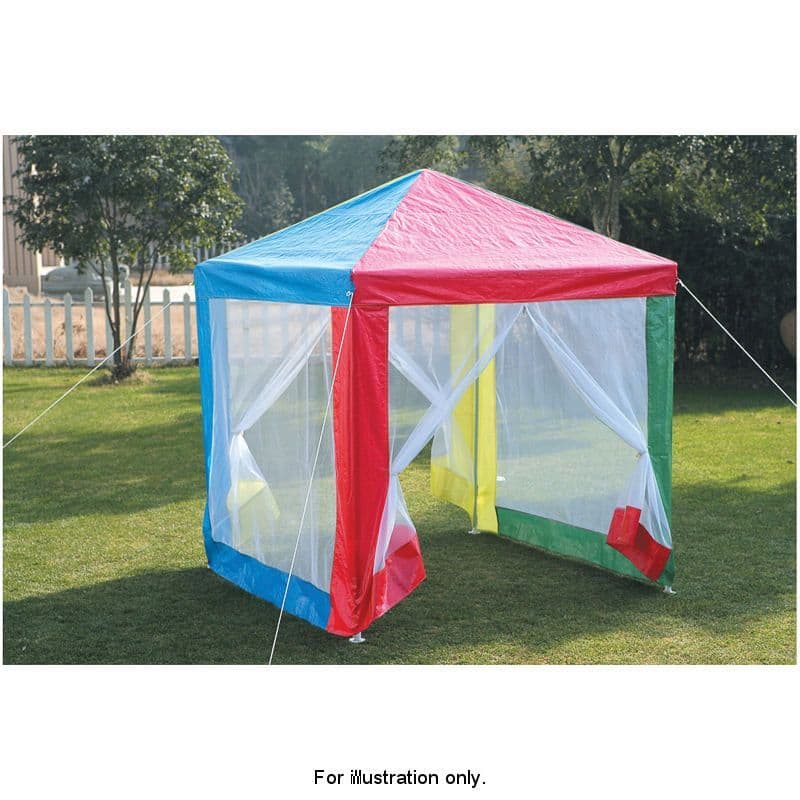 Kids Gazebo With Sides Multicolour