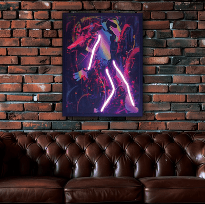 L.E.D Neon MJ Moon WalkWall Art USB